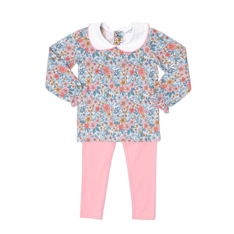GLP1176 pre-order toddler girl clothes floral girl fall outfit-2024.5.15