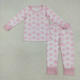 RTS kids clothes bamboo pumpkin kids summer matching clothes winter set-2025.7.26