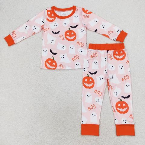 GLP1198   toddler girl clothes girl  halloween pajamas set