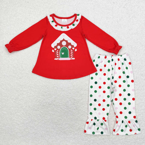 GLP1643  toddler girl clothes horse girl christmas winter set