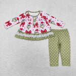 GLP1671   toddler girl clothes cartoon girl christmas winter set