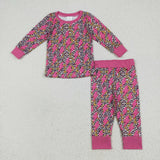 RTS kids matching clothing lightning print clothing girl winter clothing