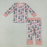 RTS kids matching clothing tree print clothing girl Christmas clothing-2025.7.3