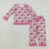 RTS kids matching clothing football print clothing girl winter clothing-2025.9.5