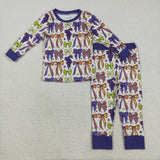 RTS kids matching clothing bows print clothing girl winter clothing-2025.8.14