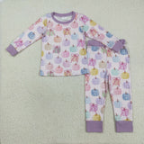 RTS kids matching clothing pumpkin print clothing girl winter clothing-2025.8.16