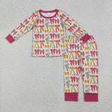 RTS kids matching clothing bows print clothing girl winter clothing-2025.9.13