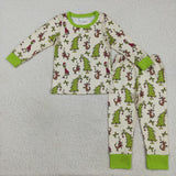 RTS kids matching clothing pink bows print clothing girl winter clothing-2025.8.18