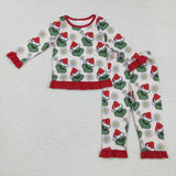 RTS kids matching clothing cartoon print clothing girl christmas winter clothing-2025.9.5