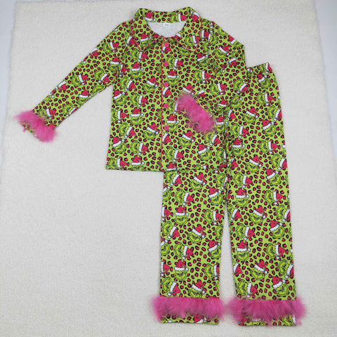 GLP2670  adult pajamas cartoon adult women christmas pajamas set