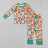 RTS kids matching clothing pumpkin print clothing girl fall winter clothing-2025.9.8