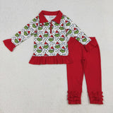 RTS kids matching clothing cartoon print clothing baby christmas winter clothing-2025.10.17