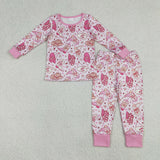 RTS kids matching clothing cowboy print clothing girl winter clothing-2025.12.26