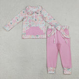 RTS baby clothes baby clothes flower print baby girl winter set-2026.2.5
