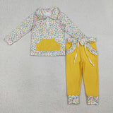 RTS baby clothes baby clothes flower print baby girl winter set-2026.2.5