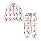 Preorder MOQ 5 pcs Each Style duck Boys girls Set Kids Matching Clothes-2026.8.25