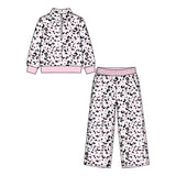 9.28 Pre-order girls leopard long sleeves zipper pants outfits