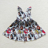 Kids princess flutter lace dress