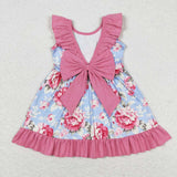 GSD0723 baby girl clothes flower girl summer dress