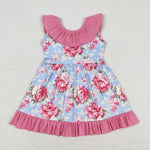 GSD0723 baby girl clothes flower girl summer dress