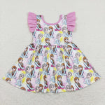 GSD0762 baby girl clothes princess girl summer dress