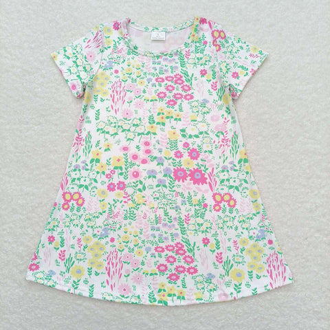 GSD0823 baby girl clothes flower girl summer dress