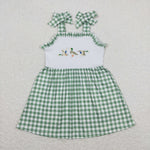 GSD0839 baby girl clothes mallard girl summer dress