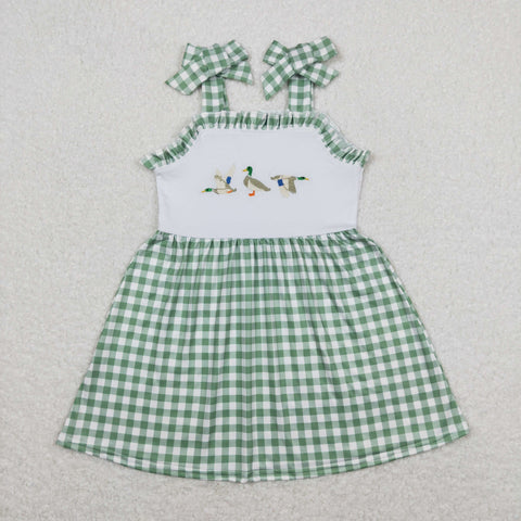 GSD0839 baby girl clothes mallard girl summer dress