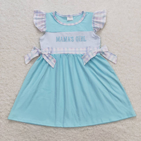 GSD0848  baby girl clothes embroidery mama’s girl toddler girl mother's day summer dress