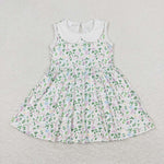 GSD0885 toddler clothes floral baby girl summer dress