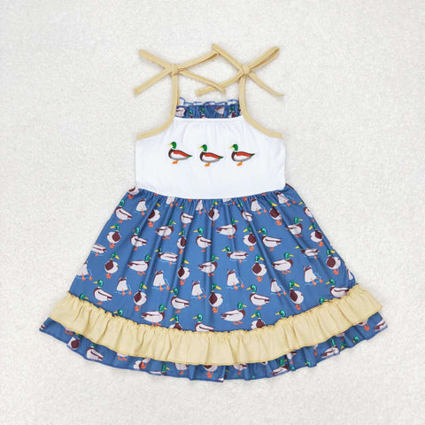 GSD0891   toddler clothes mallard baby girl summer dress