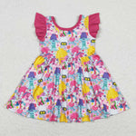 GSD0943  toddler clothes sister squad baby girl summer twirl dress