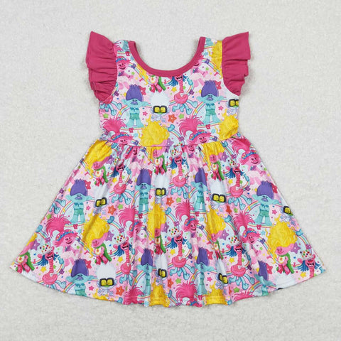 GSD0943  toddler clothes sister squad baby girl summer twirl dress