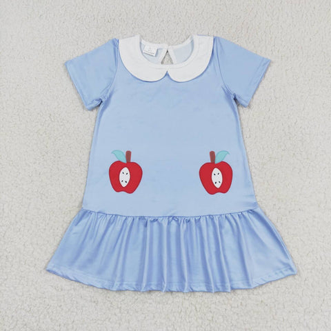 GSD0953 toddler clothes apple baby girl summer dress