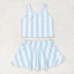 GSD0990  baby girl clothes stripe toddler girl summer outfits