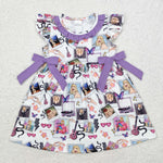 GSD1030  toddler clothes cartoon 1989 singer baby girl summer dress