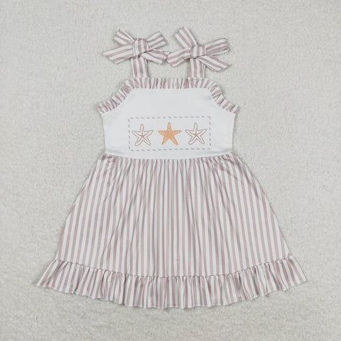 GSD1106 toddler clothes starfish baby girl summer dress