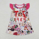 GSD1125  toddler clothes 1989 singer  baby girl summer dress 12-18M to 14-16T