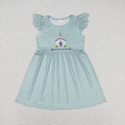 GSD1156 toddler clothes church baby girl summer dress