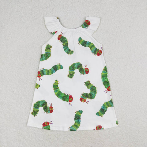 GSD1199 toddler clothes insect baby girl summer dress