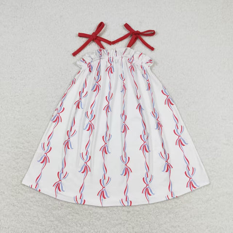 GSD1274  toddler clothes 4th of July patriotic baby girl summer dress