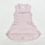 GSD1378 toddler girl clothes  pink girl summer yoga dress