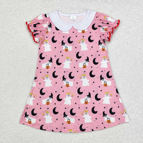 GSD1400  baby girl clothes ghost toddler girl halloween  dress