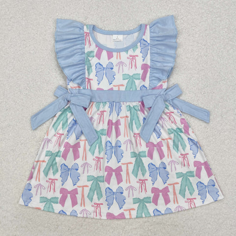 GSD1449  toddler girl clothes bows girl summer dress