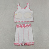 GSD1467  baby girl clothes speaker toddler girl  summer outfit yoga clothes