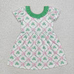 GSD1493   toddler girl clothes lucky girl St. Patrick summer dress