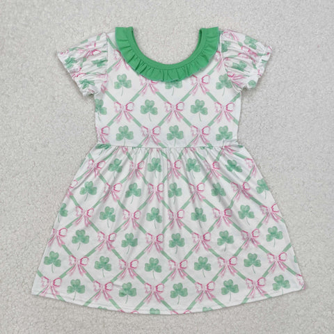 GSD1493   toddler girl clothes lucky girl St. Patrick summer dress