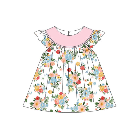 GSD1610 pre-order toddler clothes floral baby girl summer dress-2024.12.10