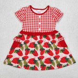 RTS kids matching clothing red strawberry summer matching clothing