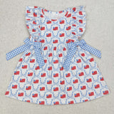 RTS kids matching clothing 4th of July flag kids summer matching clothes